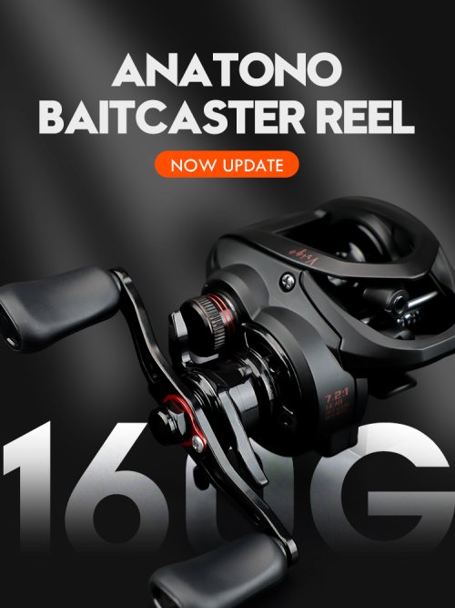 Image of Anatono Vrigo 160g Ultralight Baitcasting Reel with 7.2:1 Gear Ratio, 6+1 Ball Bearings, 6kg Max Drag – Premium Saltwater Fishing Reel for Precision Casting