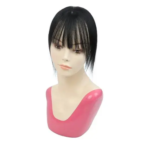 Image de Toppers Cheveux Humains 360 avec Frange