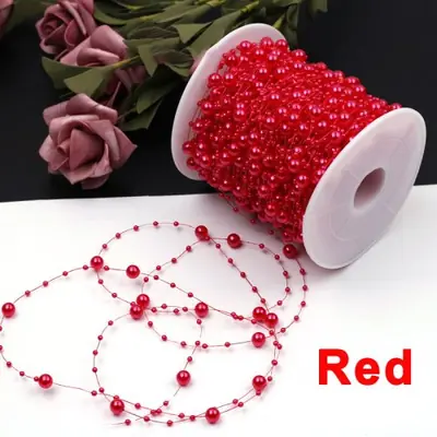 Image de Chaîne de Perles Imitation - 2m/5m/10m - Décoration Mariage & Artisanat