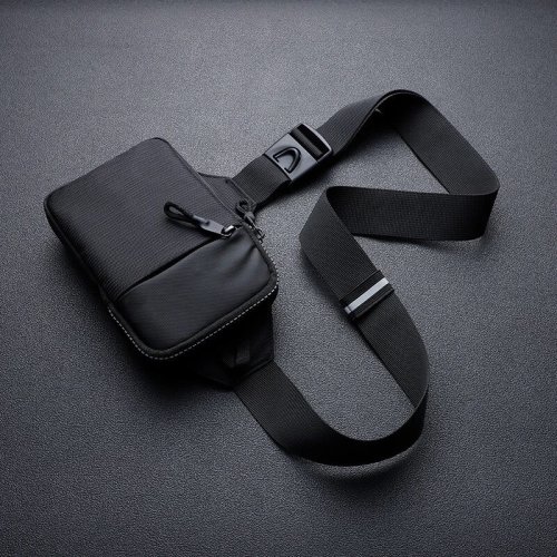 Immagine di Marsupio Sportivo Uomo e Donna – Borsa a Tracolla Piccola con Scomparto per Cellulare, Design Moderno e Leggero