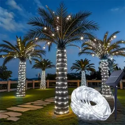 Image de Guirlande Solaire LED Étanche - Éclairage Magique pour Extérieur
