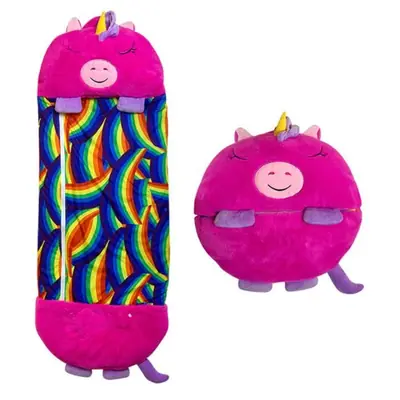 Sac de Nuit Peluche pour Enfants avec Oreiller