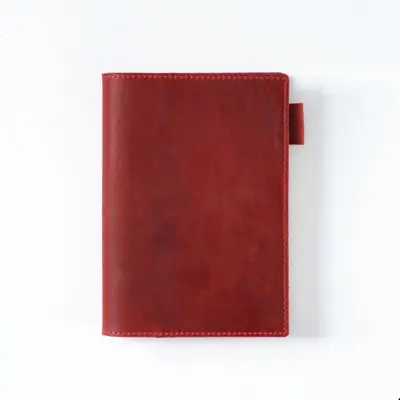 Image de Couv. Livre Vintage Cuir A5/A6 - Style Bibliothèque