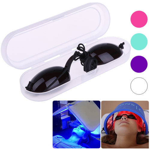 Image of Natural UV Protective Eye Goggles for Safe Sunbed Tanning, LED Light Therapy, and Laser Treatments – Flexible, Reusable, and Comfortable Eyewear