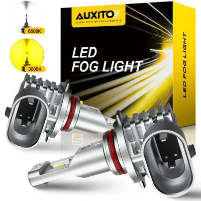 Image de Ampoules LED Antibrouillard 2x2000LM H8/H11/H10 - Blanc & Doré