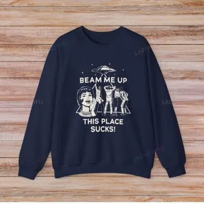 Image de Beam Me Up – Sweat à Capuche Alien UFO