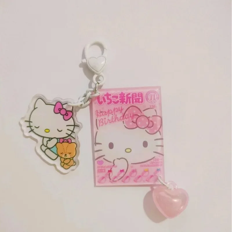 Image de Hello Kitty Porte-clés Mignon - Figurine Acrylique pour Enfants