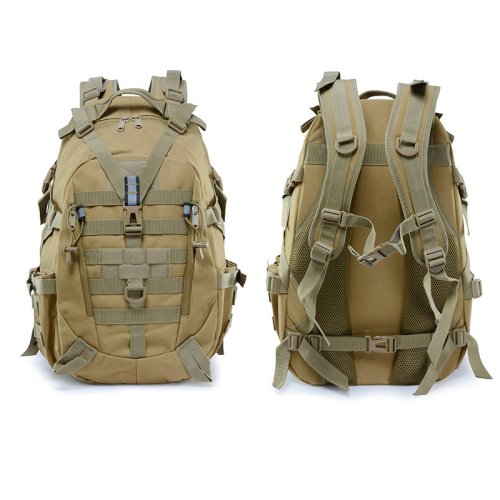 Imagen de Mochila Impermeable de Nailon 25L 900D para Actividades al Aire Libre, Senderismo, Pesca, Camping y Caza – Diseño Táctico Militar