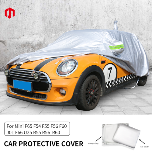 Imagen de Fundas para coche, funda para exteriores, sol, UV, nieve, protección impermeable contra el polvo para Mini Cooper S F56 R56 F60 U25 F65 F66, accesorios de estilo para coche