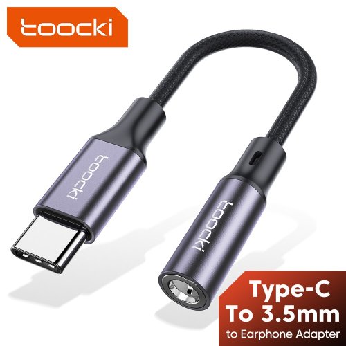 Imagen de Adaptador USB Tipo C a 3.5mm con Conector de Auriculares para Teléfonos Huawei P30, Xiaomi Mi 10, Mi 9 y Otros Dispositivos con Puerto USB-C