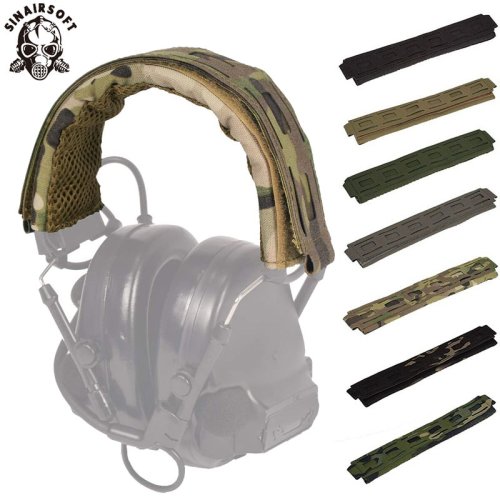 Image of Tactical Headband Headset Cover with Modular Coating – Outdoor Noise-Canceling Ear Protection for Hunting, Shooting, and Sports