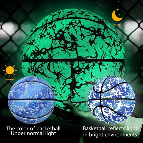 Afbeelding van Lichtgevende Basketbal voor Kids – Perfect voor Nachtspeel!