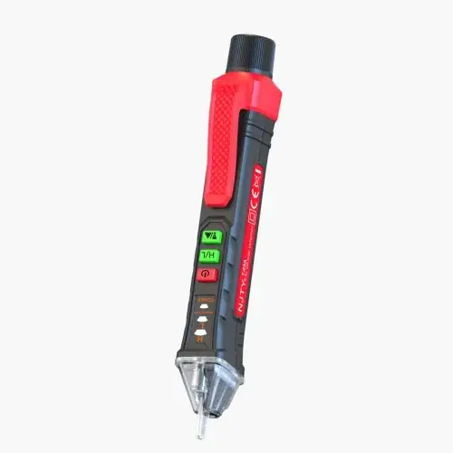 Image de Détecteur de tension sans contact 12-1000V avec lampe torche