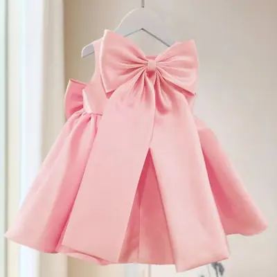 Image de Robe Princesse avec Gros Nœud - Pour Fille 1 An