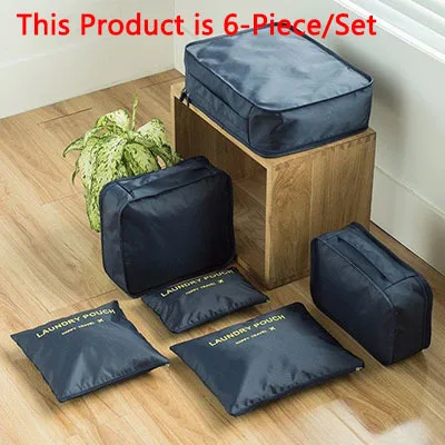 6PCS negro