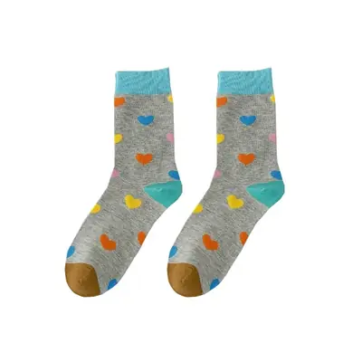 Image de Chaussettes Coeurs Rouges - Style Fun & Original