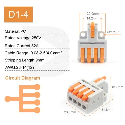 D1-4O 5 stuks