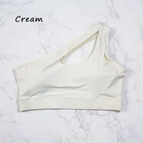 Image de Haut de Sport Femme Une Épaule - Séchage Rapide & Élégant