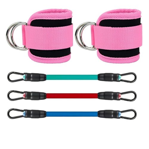 Imagen de Correas de tobillo, conjunto de bandas de resistencia, equipo de ejercicio para entrenamiento físico...