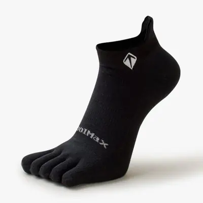 Image de Chaussettes 5 Doigts Homme Noir - Séchage Rapide & Respirantes