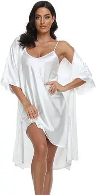 Image de Pyjama Soyeux 2 Pièces - Élégance & Confort