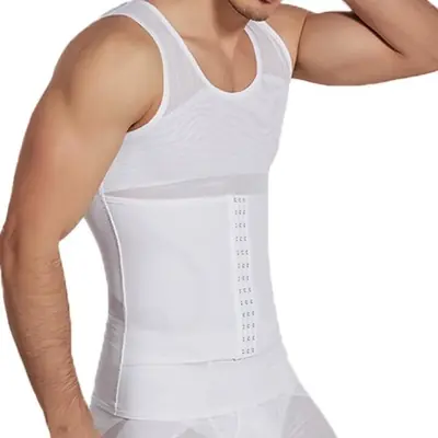 Image de Gilet de Compression Homme - Modelage du Ventre & Silhouette Parfaite