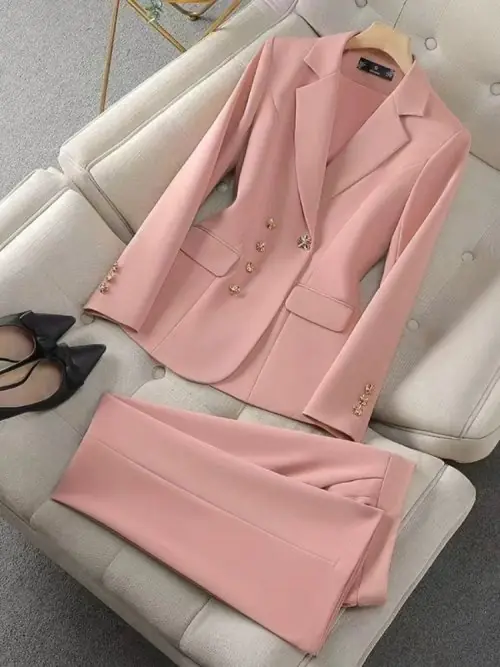 Image de Costume Femme Professionnel 2 Pièces - Élégant & Moderne