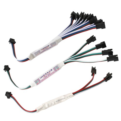 Image de Amplificateur LED WS2812B - Répéteur TTL 1 à 8 Canaux