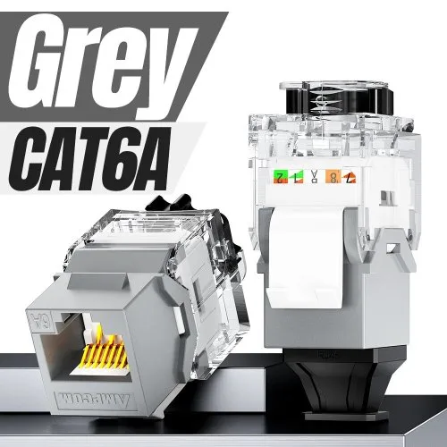 CAT6A grijs 1pc