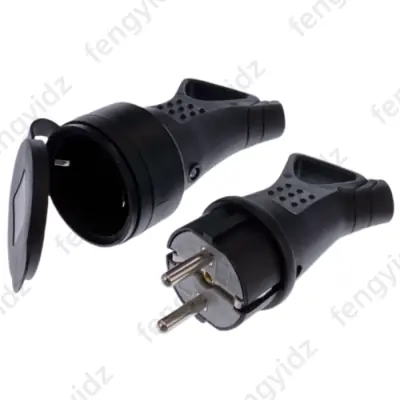 Image de Prise Étanche IP54 16A - Connecteur Européen avec Couvercle