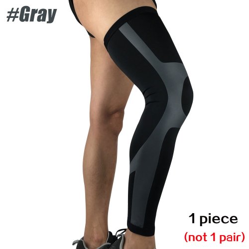 Zdjęcie 1 PC Outdoor Sport Whole Leg Compression Sleeve - Full Leg Knee Brace dla mężczyzn i kobiet, rękawy ...
