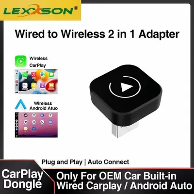 Image de Dongle CarPlay & Android Auto Sans Fil 2 en 1