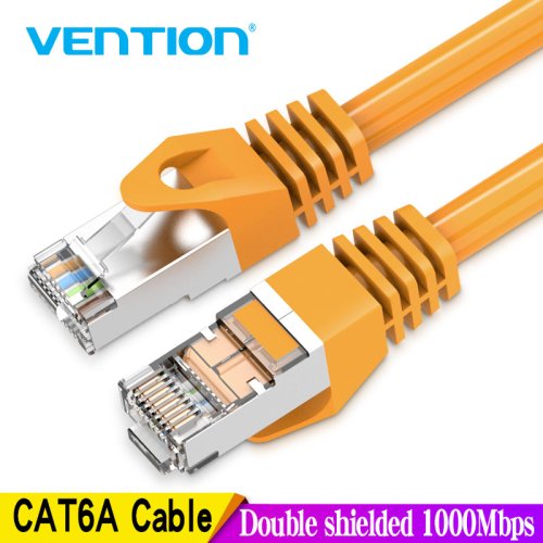 Bild von Ultra-Schnelles Cat 6A Netzwerkkabel – Hochleistungs-LAN-Kabel mit RJ45 Stecker