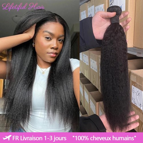 Afbeelding van Braziliaanse Ruwe Haar Extensions - Kinky Straight