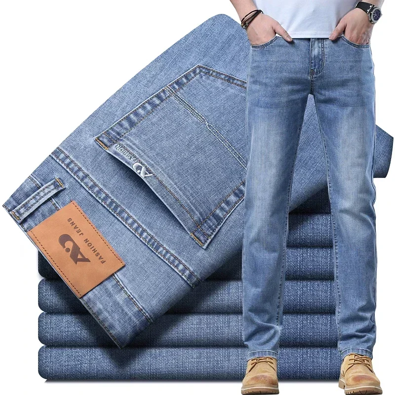 Afbeelding van Stijlvolle Slim Fit Heren Jeans – Luxe & Comfortabel