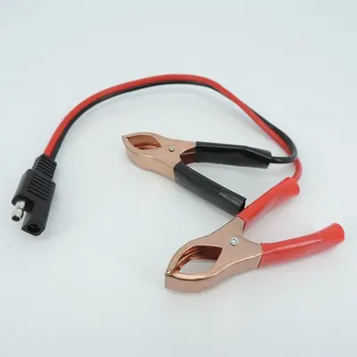 Image de Connecteur SAE Rapide avec Pinces Crocodiles 14AWG