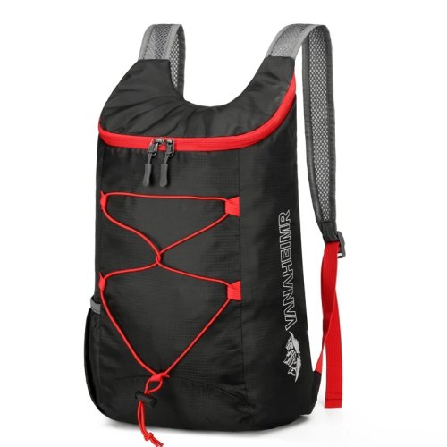 Bild von Multifunktionaler Outdoor-Klapprucksack aus Hochdichtem Nylon – Leichte, Wasserdichte Sporttasche für Camping, Wandern und Reisen