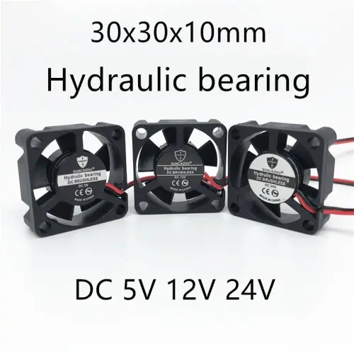 Image de Ventilateur de Refroidissement 30x30x10mm - 5V/12V/24V