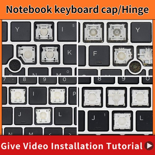 Immagine di Chiave Keycap di Ricambio per HP EliteBook 850 G7, 850 G8, 845 G7, G8, 855 G8 e G7 – Tastiera Portatile con Clip di Sostituzione