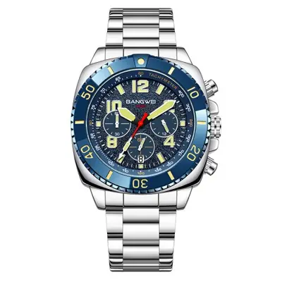 Image de Montre Homme Sport Luxe Quartz Étanche Lumineuse