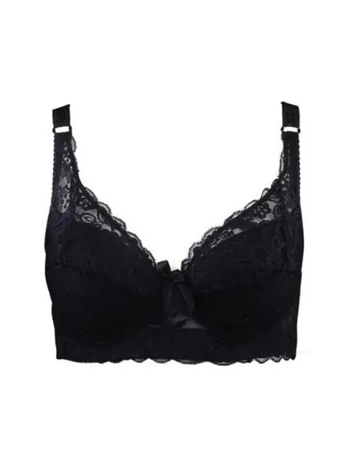 Image de Soutien-gorge Dentelle Grande Taille - Sans Fil & Réglable