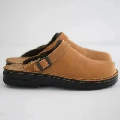 Pantoufles Hommes Rétro Confortables en Daim