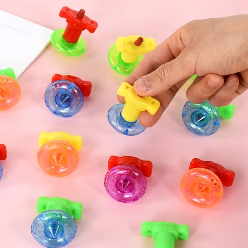 Immagine di 12/20 Pz Mini Velocità di Torsione Giroscopio Spinning Giocattoli Per Bambini Festa di Compleanno Bo...