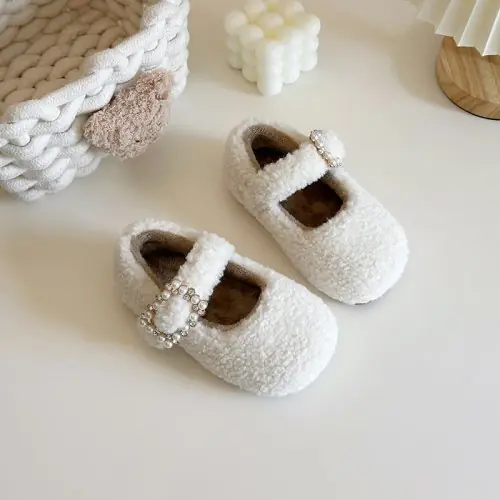 Image de Chaussures d'Hiver Chaudes pour Filles - Coton Épais & Semelle Souple