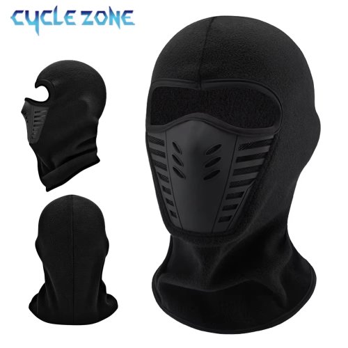 Bild von Winter Outdoor Radfahren Vollgesichtsmaske Winddicht Staubdicht Warm Halten Gesichtsbedeckung Ski Kopfbedeckung Motorrad Reiten Sturmhaube Kappe