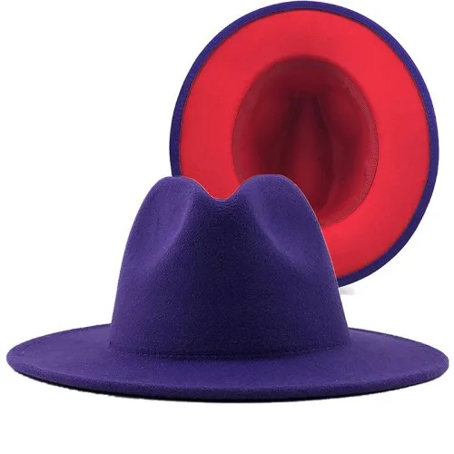 Morado y rojo