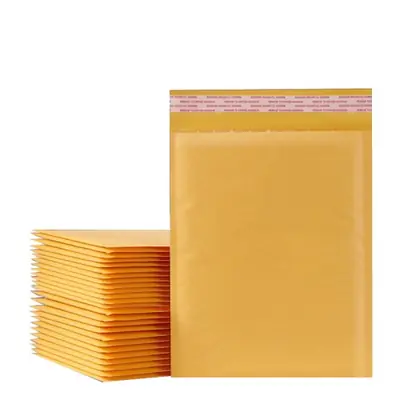 Image de Sacs Enveloppes à Bulles Kraft - Lot de 10