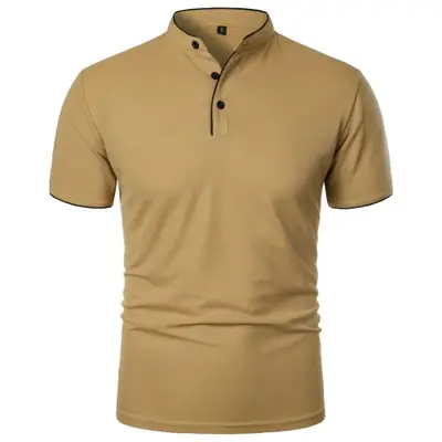 Image de T-Shirt Homme Été - Polo Décontracté Respirant & Ample
