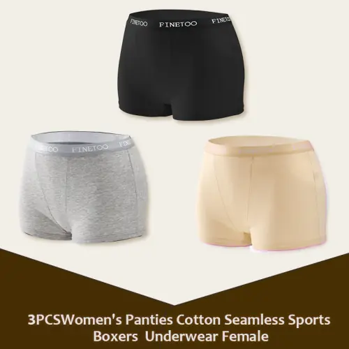 Image de Culottes Femme Coton Sans Couture - Lot de 3