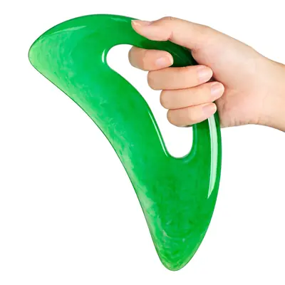 Image de Gua Sha : Massager Facial & Corporel Anti-Stress